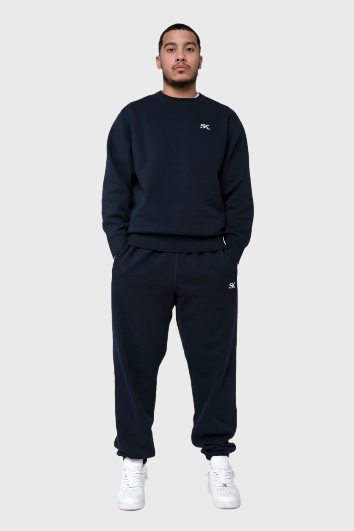 SK Core Fleece Crewneck - Midnight Navy