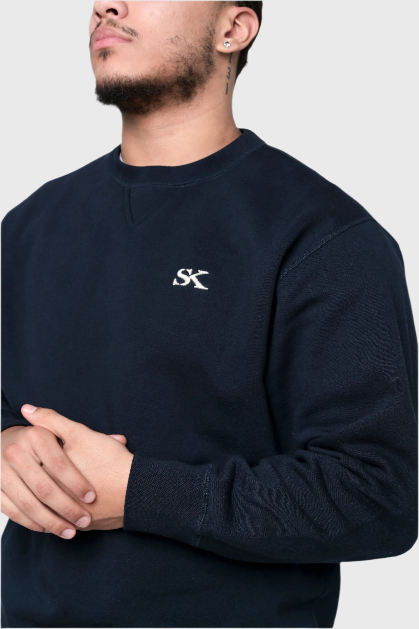 SK Core Fleece Crewneck - Midnight Navy