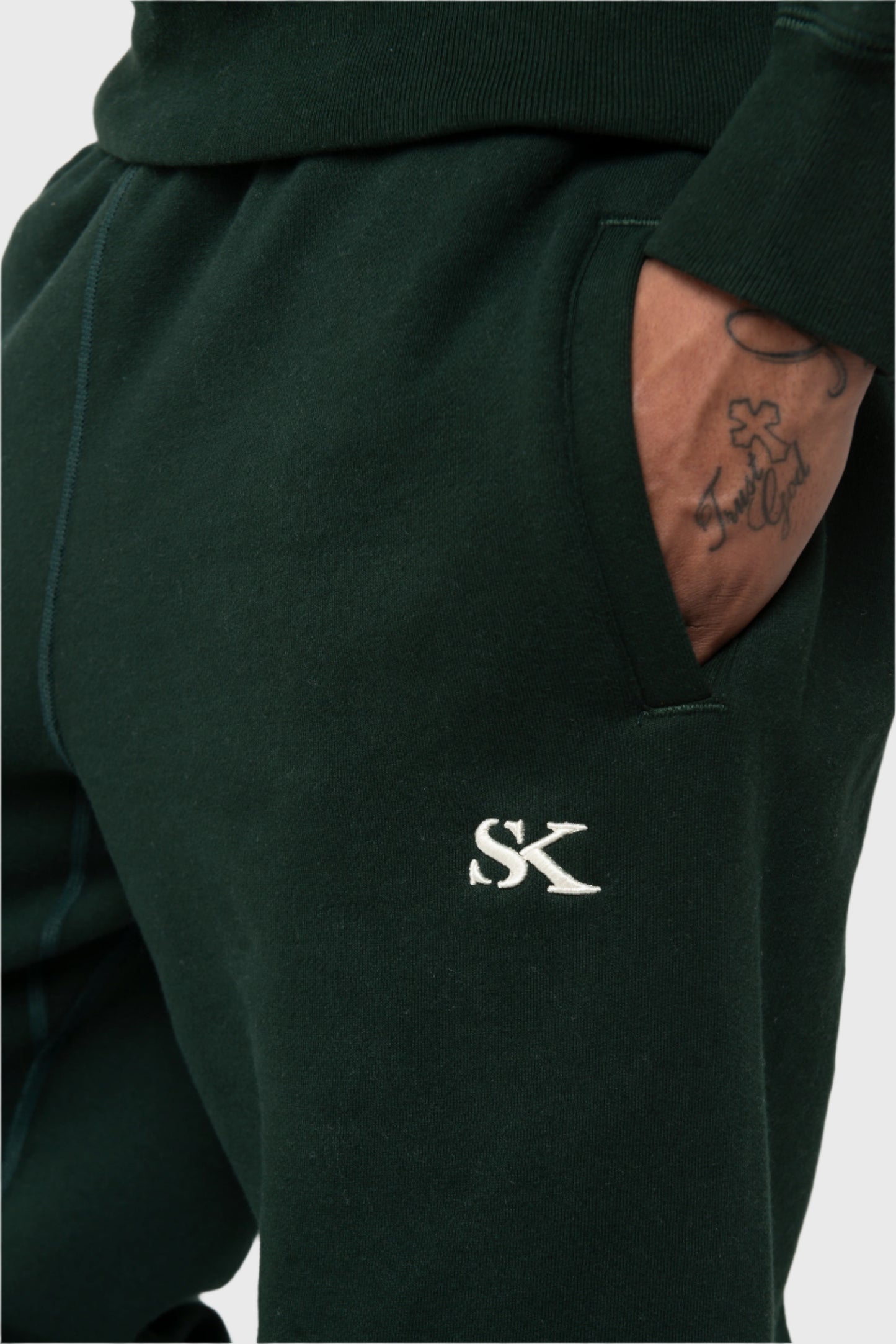 SK Core Fleece Sweatpants - Forest Green