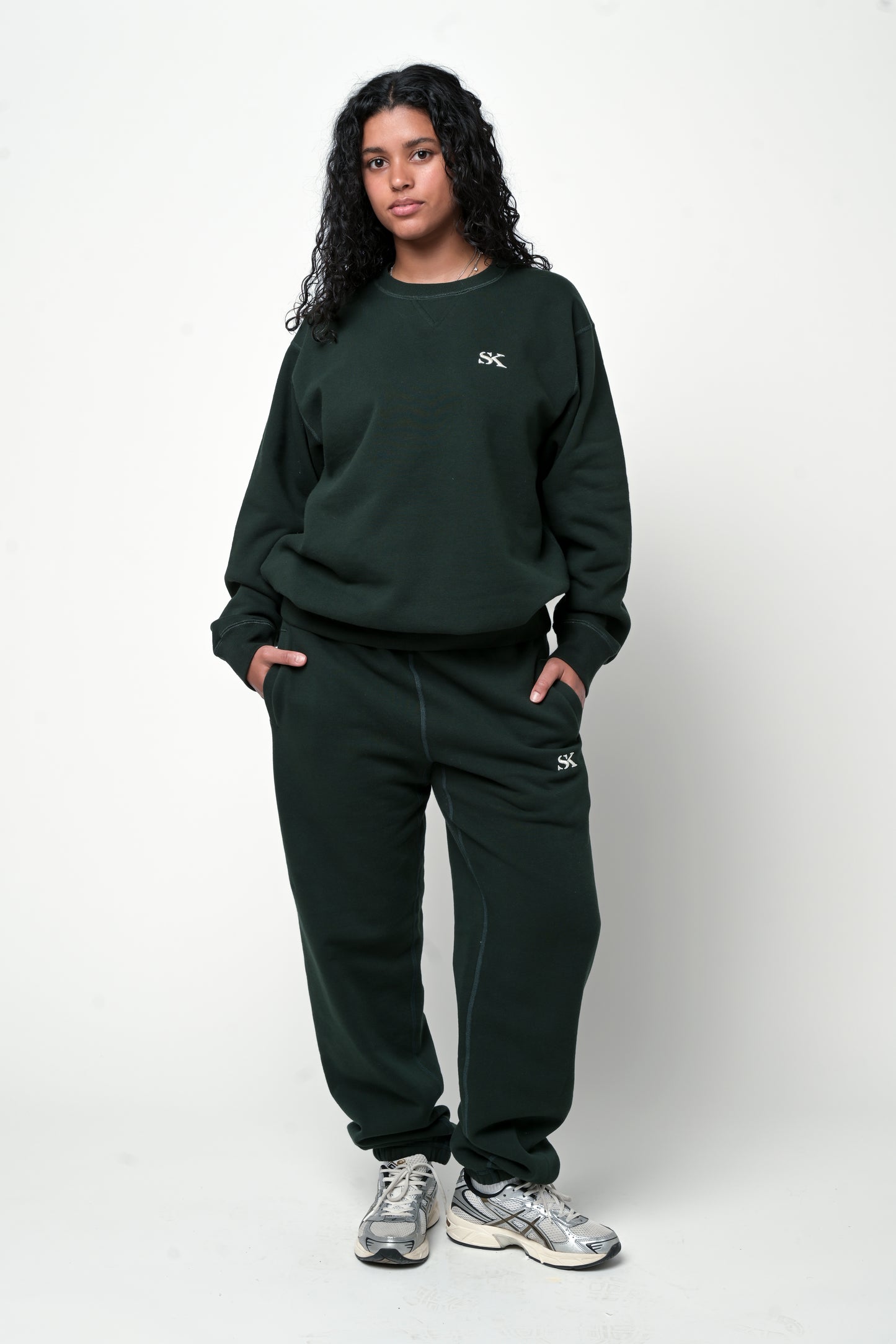 SK Core Fleece Sweatpants - Forest Green