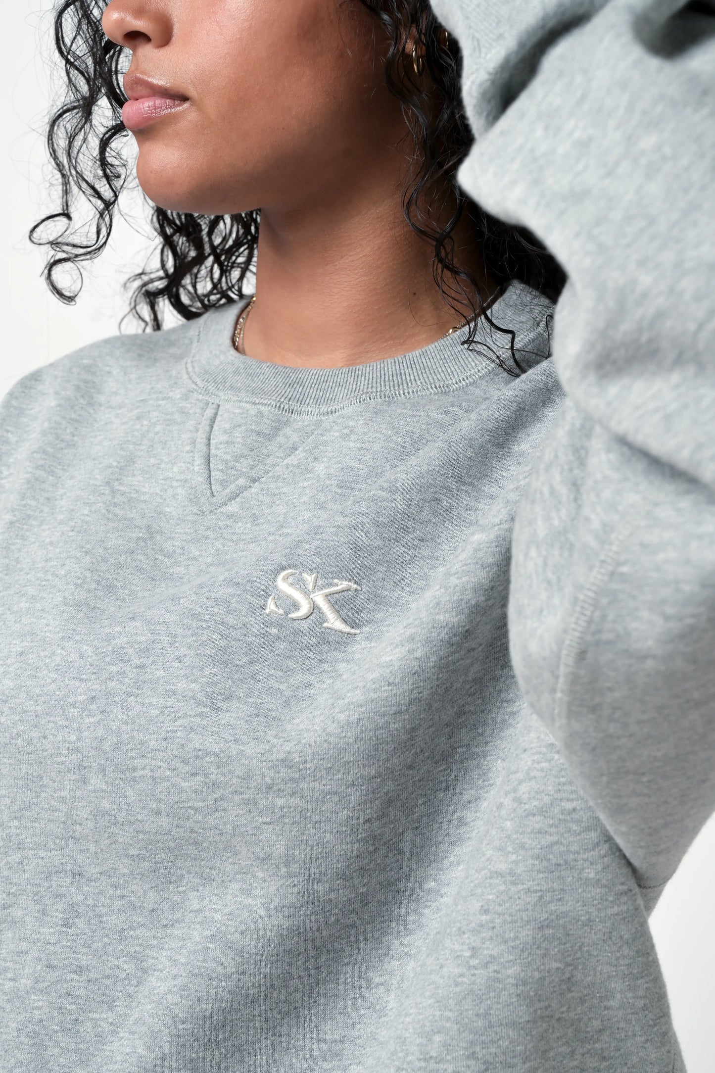 SK Core Fleece Crewneck - Grey