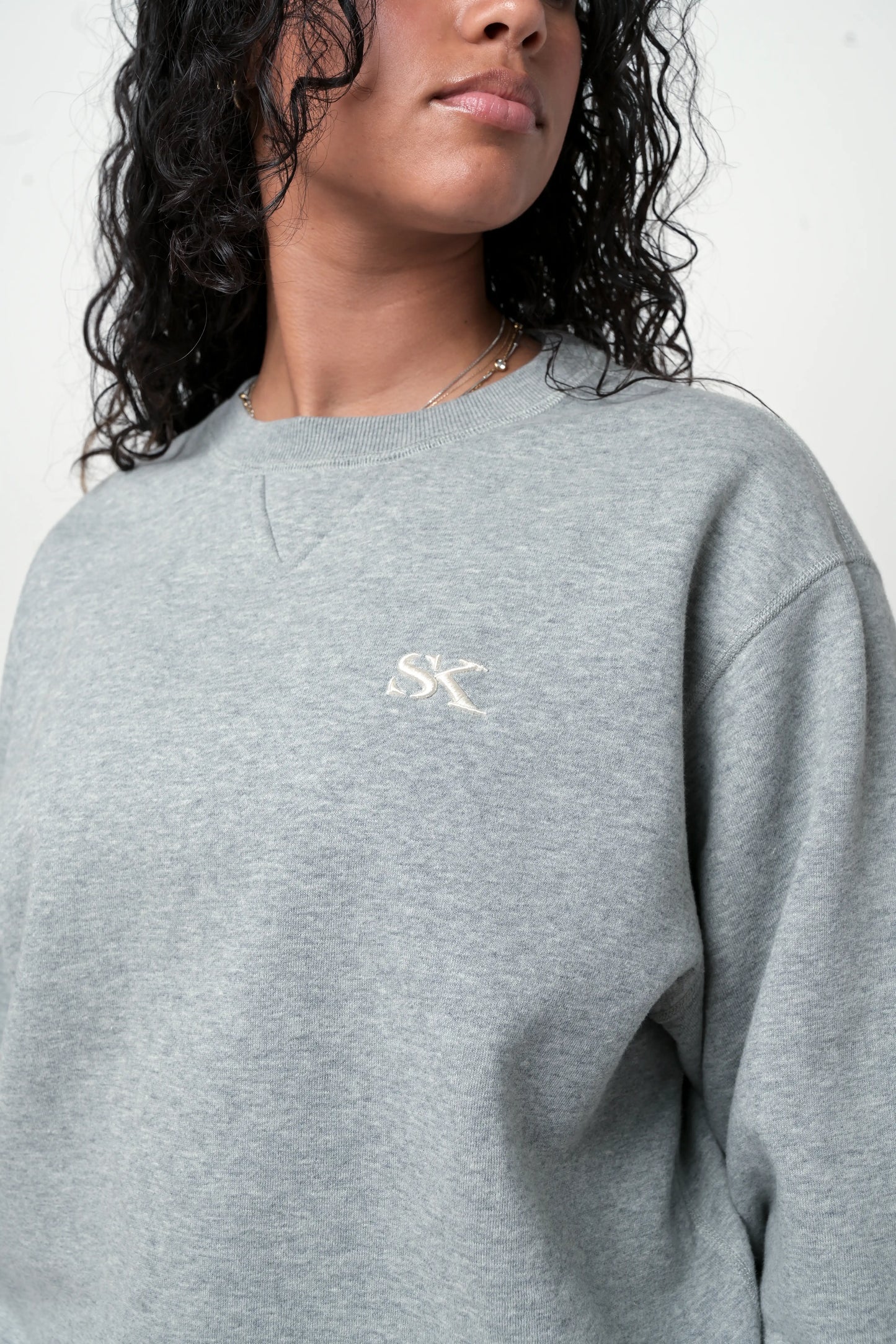 SK Core Fleece Crewneck - Grey