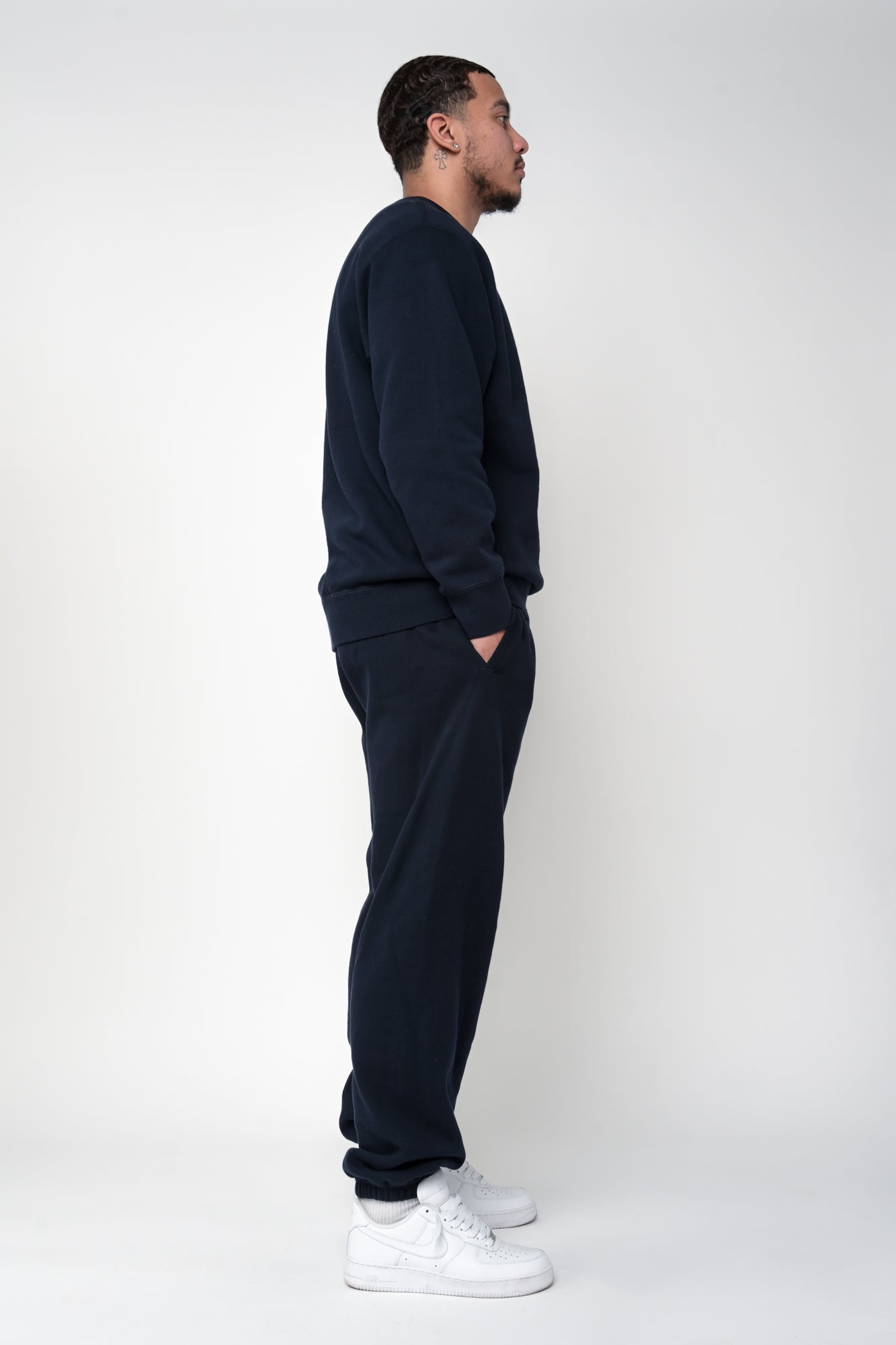 SK Core Fleece Crewneck - Midnight Navy