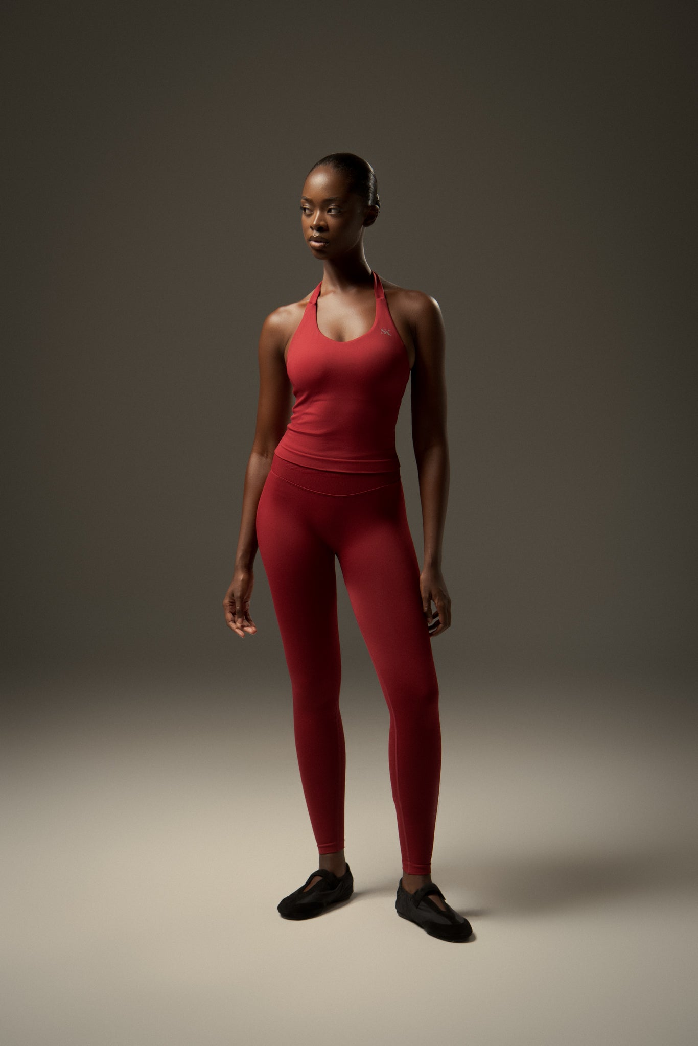 SK Skuplt Leggings Red